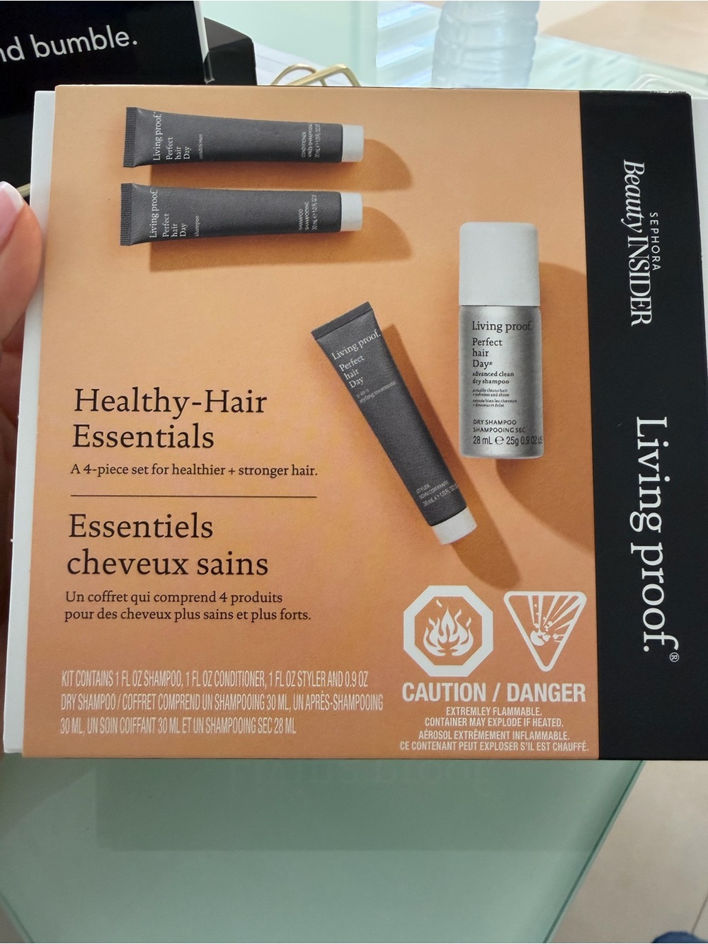 Living Proof Healthy-Hair Essentials Kit - Peach & Black